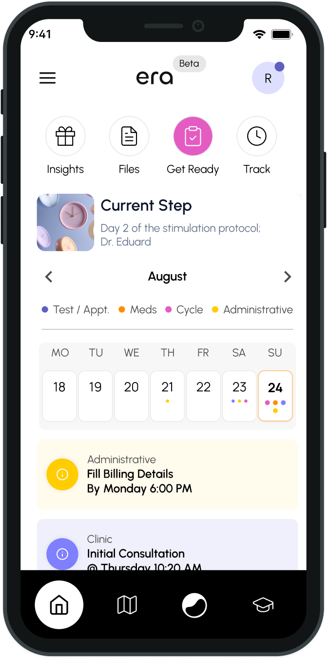era app — Get Ready, calendar & tasks